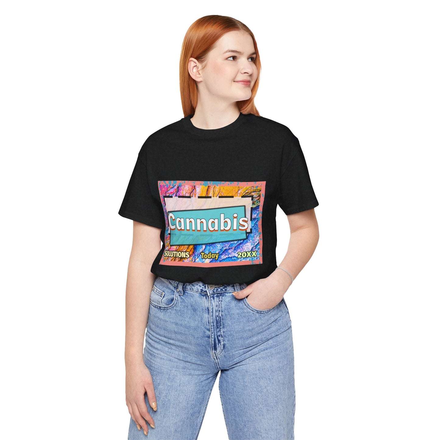 Trendy Cannabis Solutions Tee - Unisex Jersey Short Sleeve T-Shirt