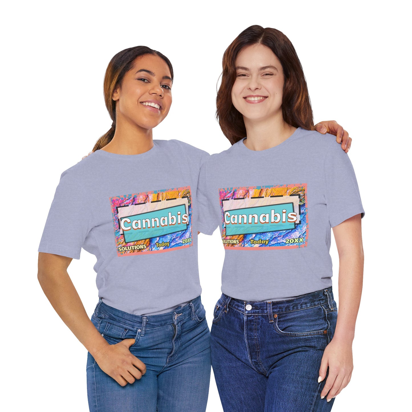 Trendy Cannabis Solutions Tee - Unisex Jersey Short Sleeve T-Shirt