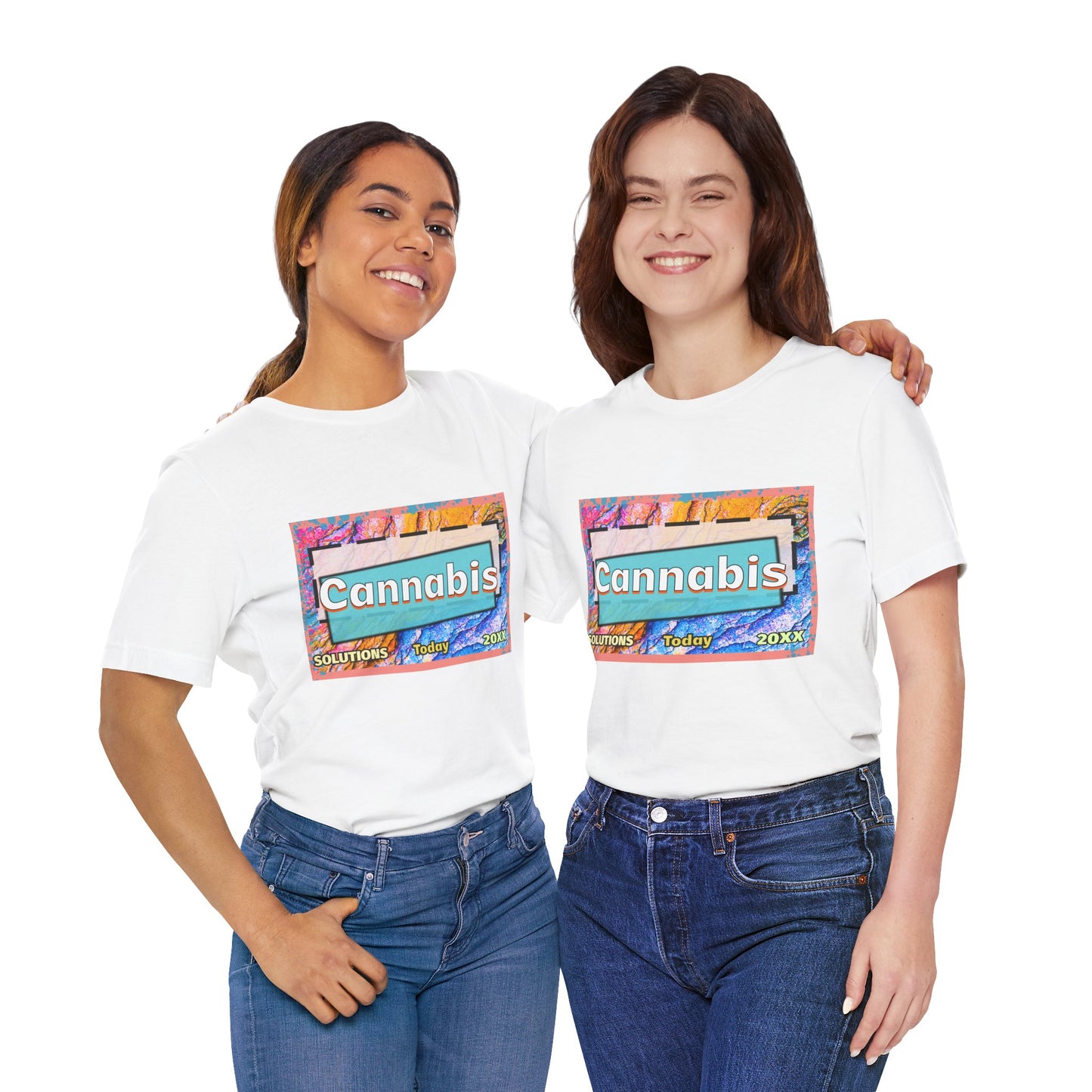 Trendy Cannabis Solutions Tee - Unisex Jersey Short Sleeve T-Shirt