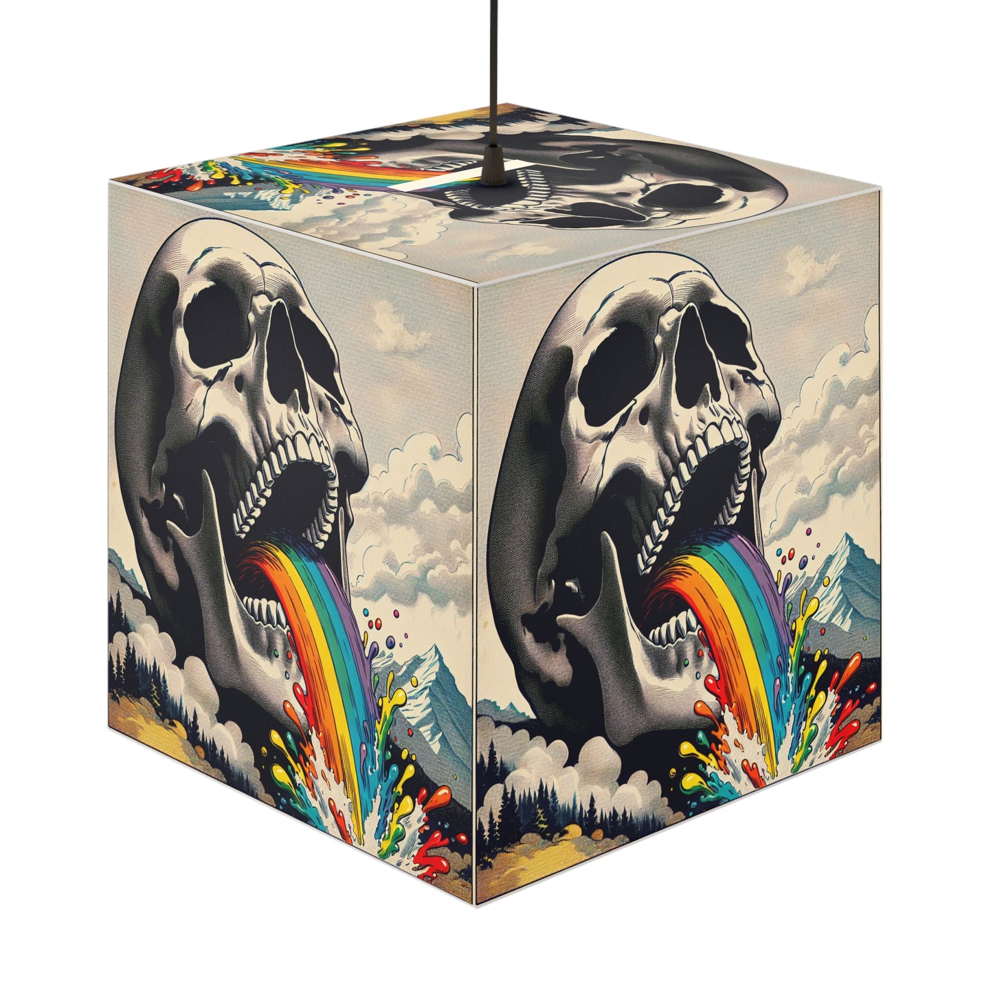 Head Strong Light Cube Lamp