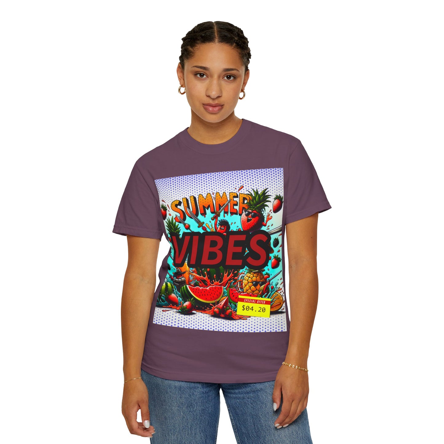Summer Vibes Unisex Garment-Dyed T-Shirt