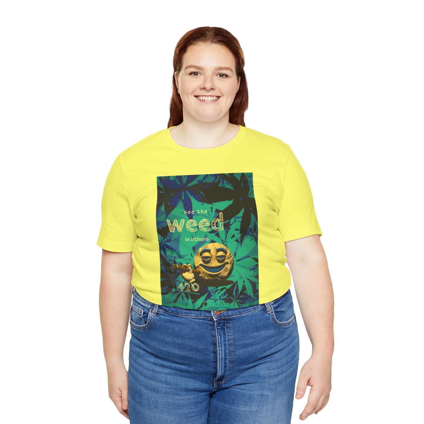 Funny Cannabis Graphic Tee - "See the Weed in Others"