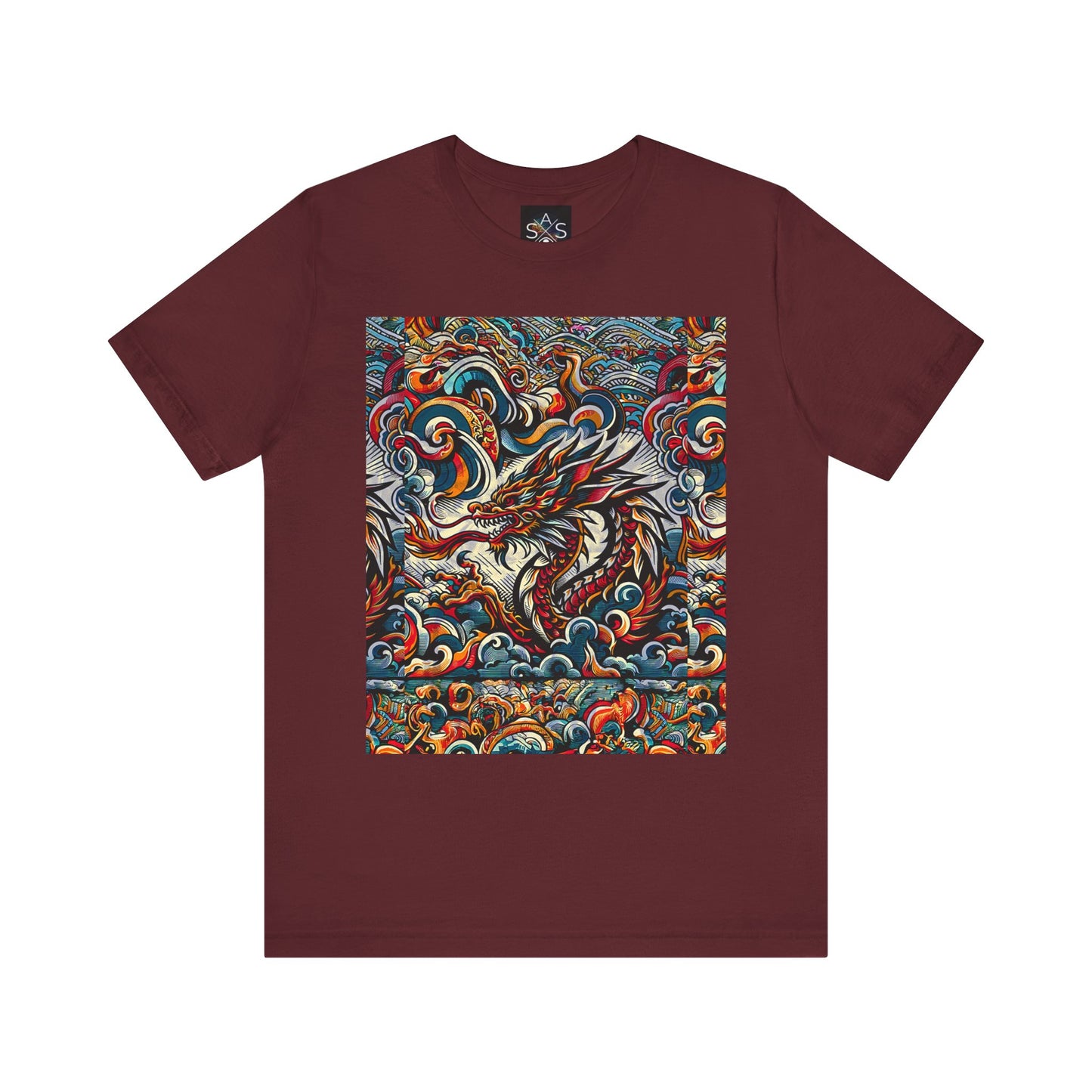 Vibrant Dragon Graphic Tee - Unisex Jersey Short Sleeve Shirt