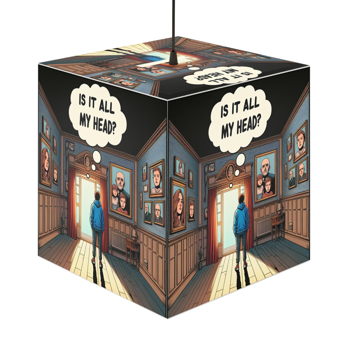 Growing Light Cube Lamp