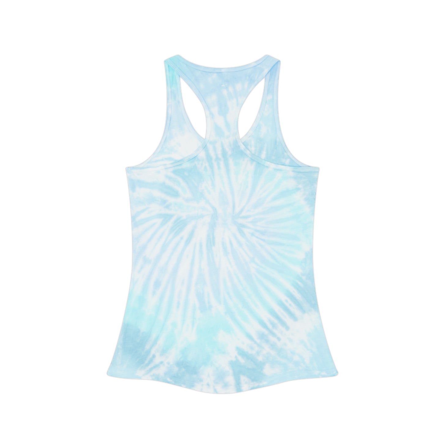 Tie Dye Cannabis Racerback Tank Top - Summer Vibes & Chill Style