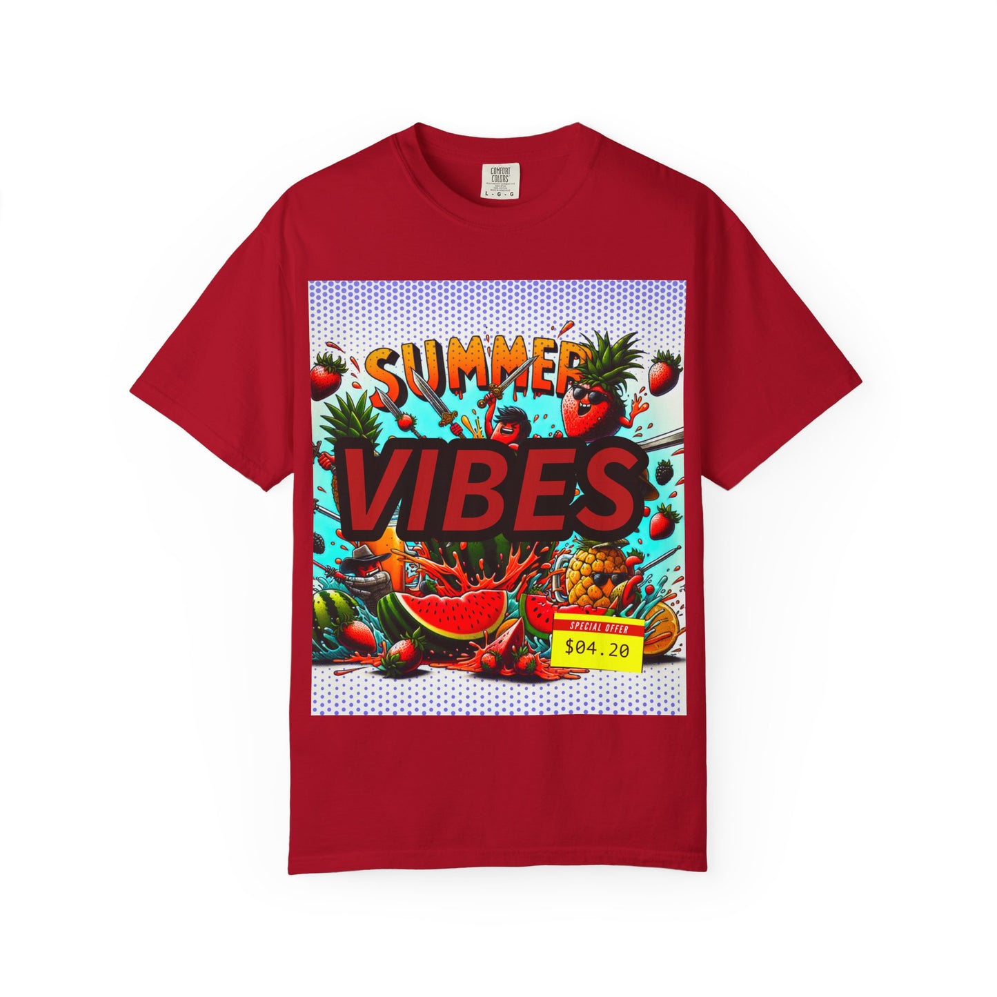 Summer Vibes Unisex Garment-Dyed T-Shirt