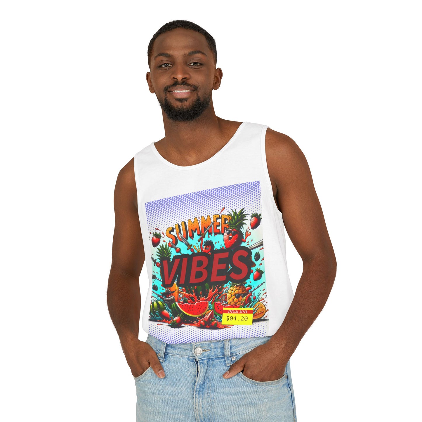 Summer Vibes Unisex Tank Top - Perfect for Beach Days & Festivals