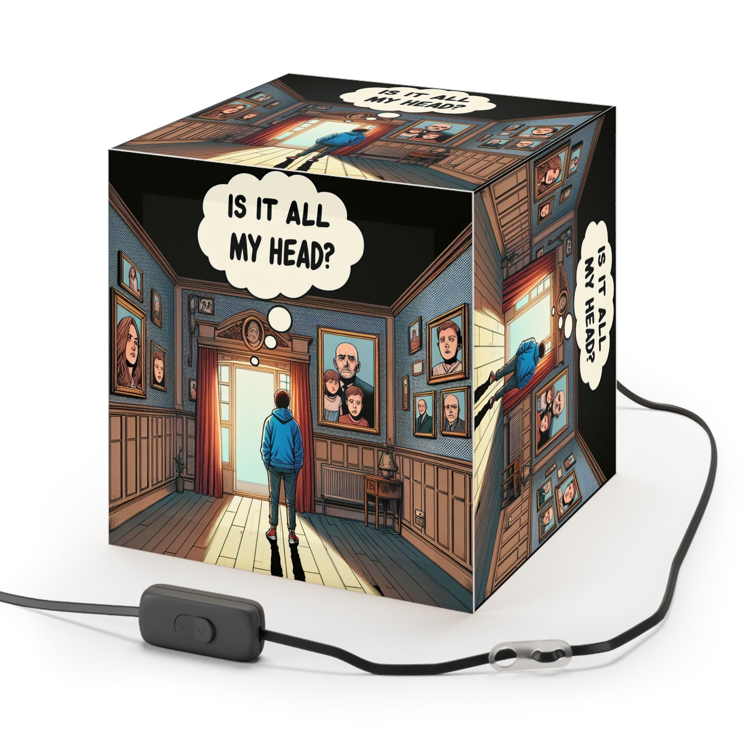 Growing Light Cube Lamp