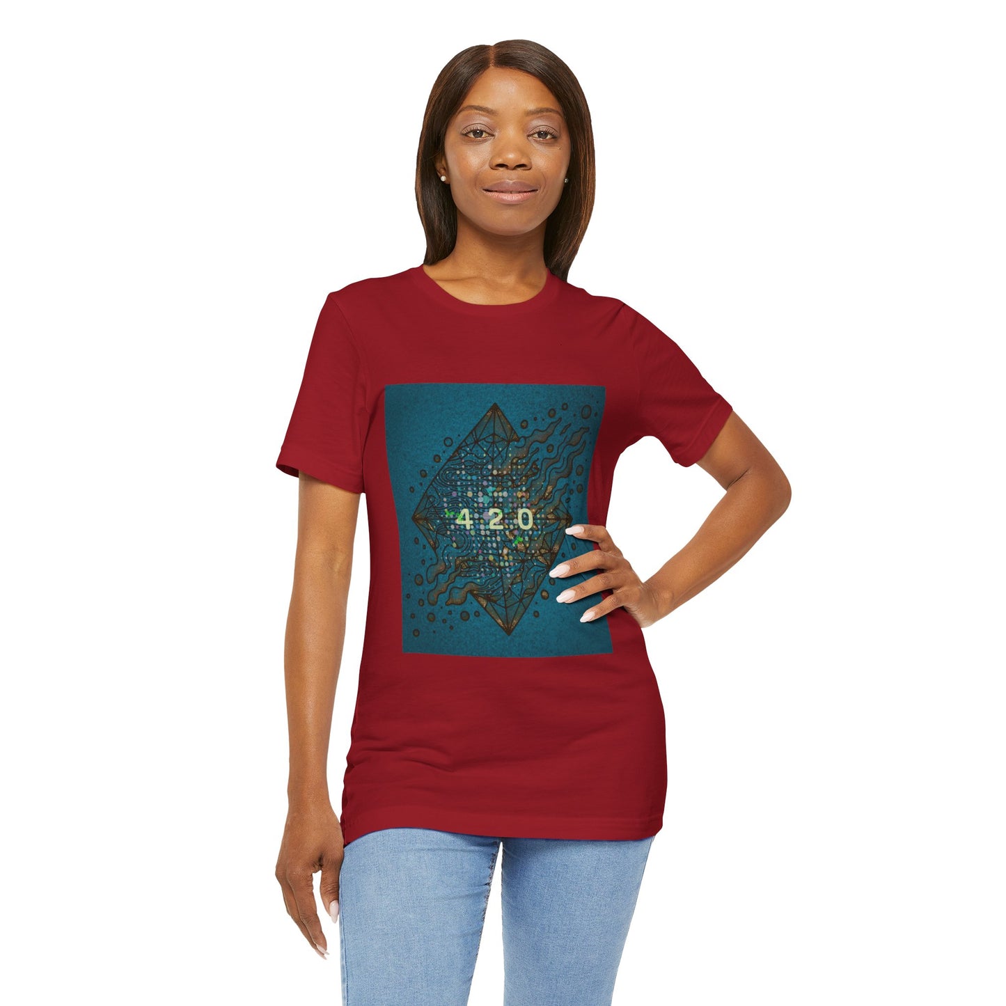 420 Graphic Unisex Jersey Tee - Casual Vibe for Celebrations