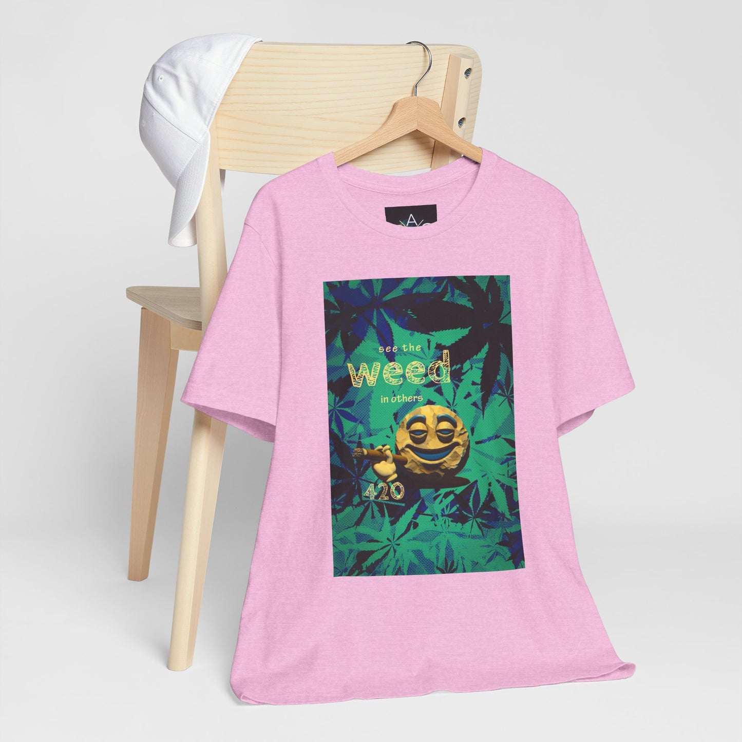 Funny Cannabis Graphic Tee - "See the Weed in Others"