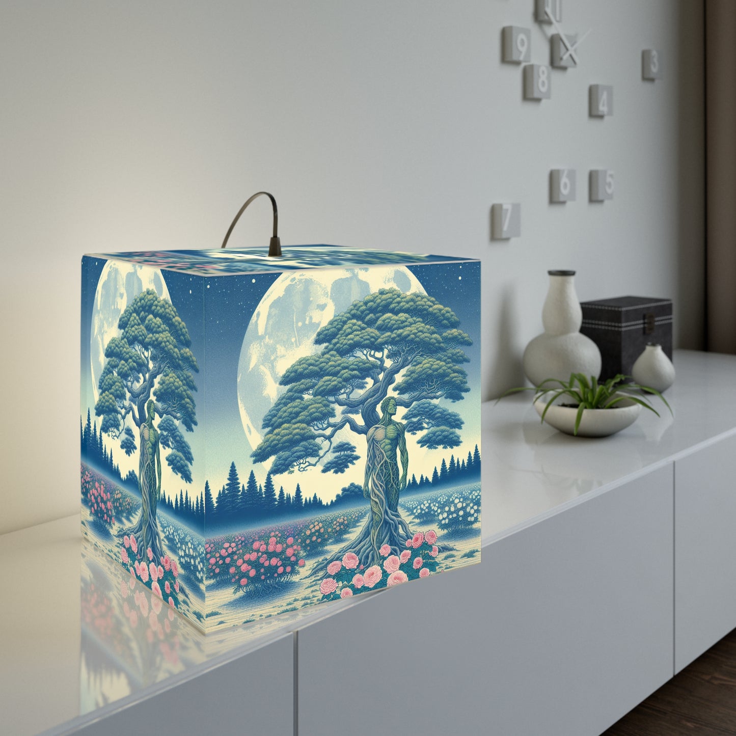 Simple Alluring Style HIM Light Cube Lamp