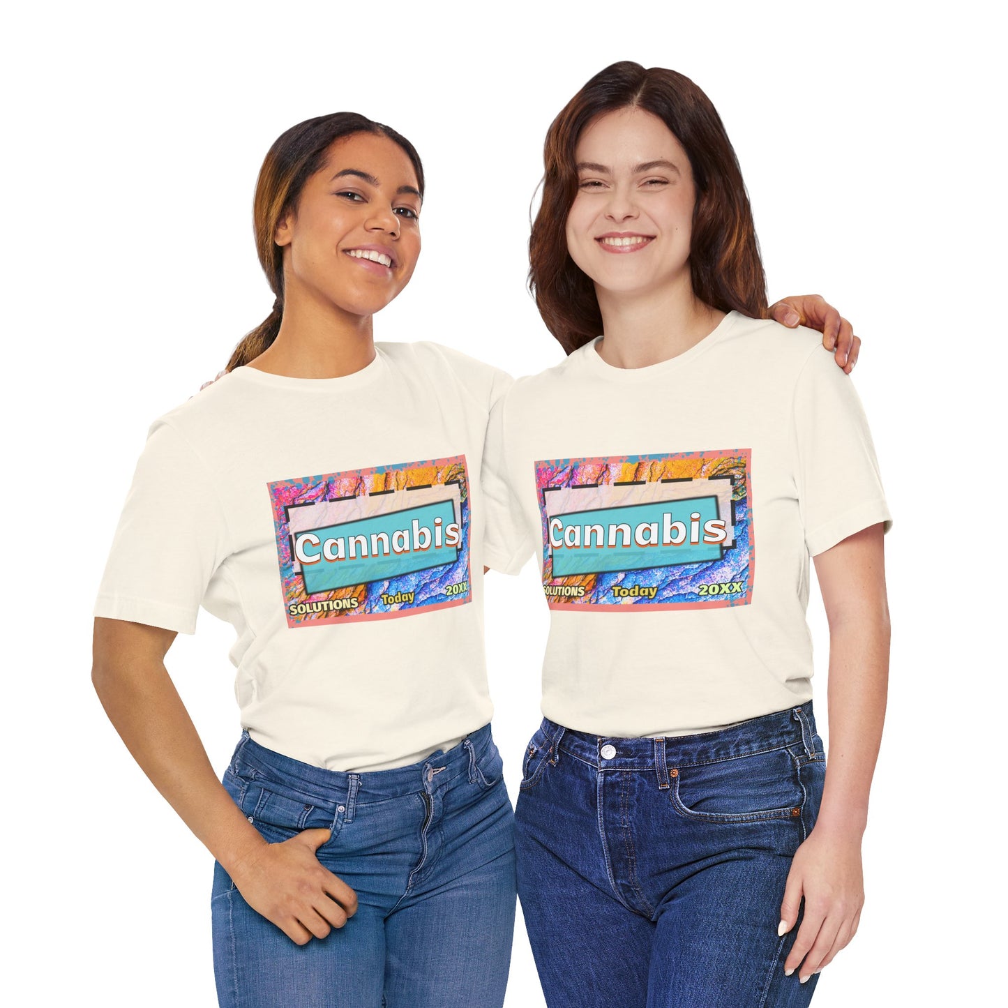 Trendy Cannabis Solutions Tee - Unisex Jersey Short Sleeve T-Shirt