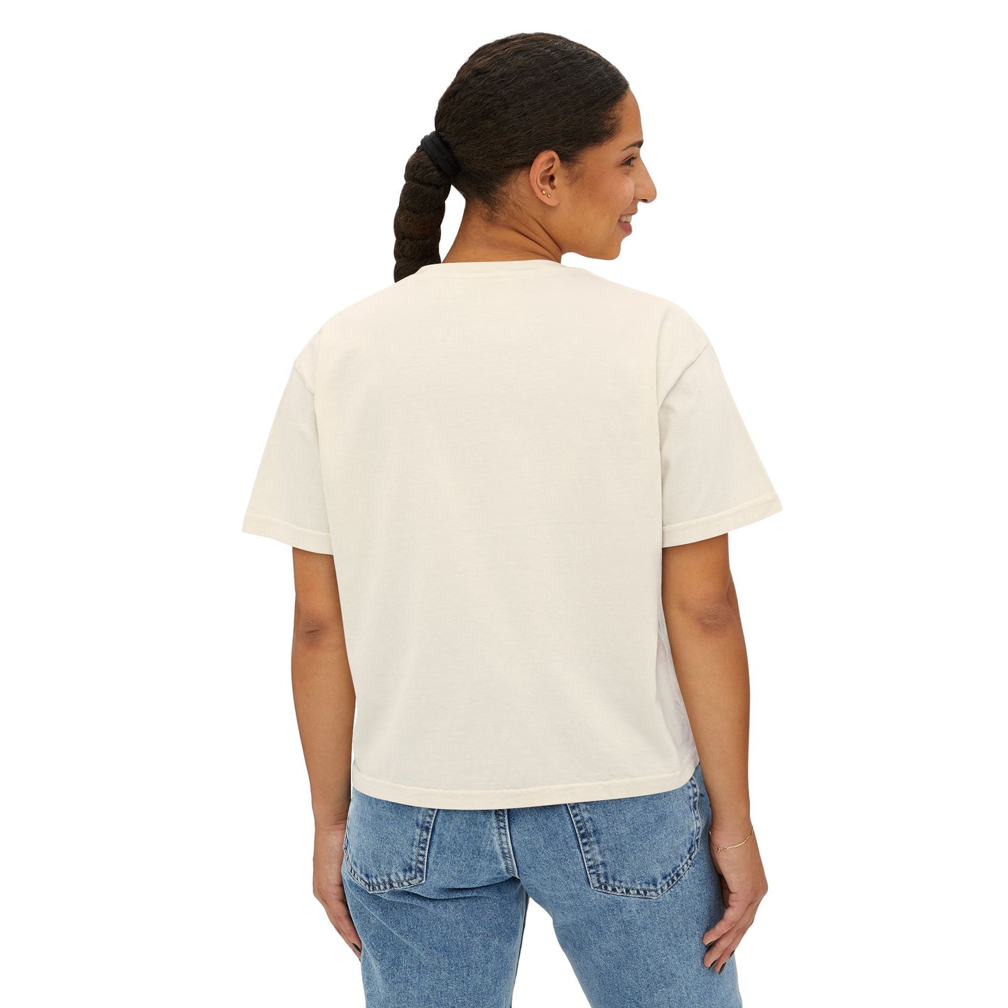 Women's Boxy Tee - Together We Grow Weed Design