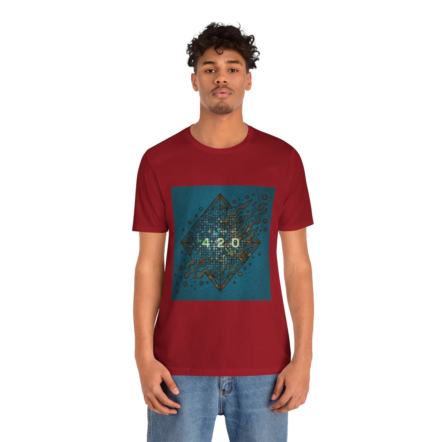 420 Graphic Unisex Jersey Tee - Casual Vibe for Celebrations