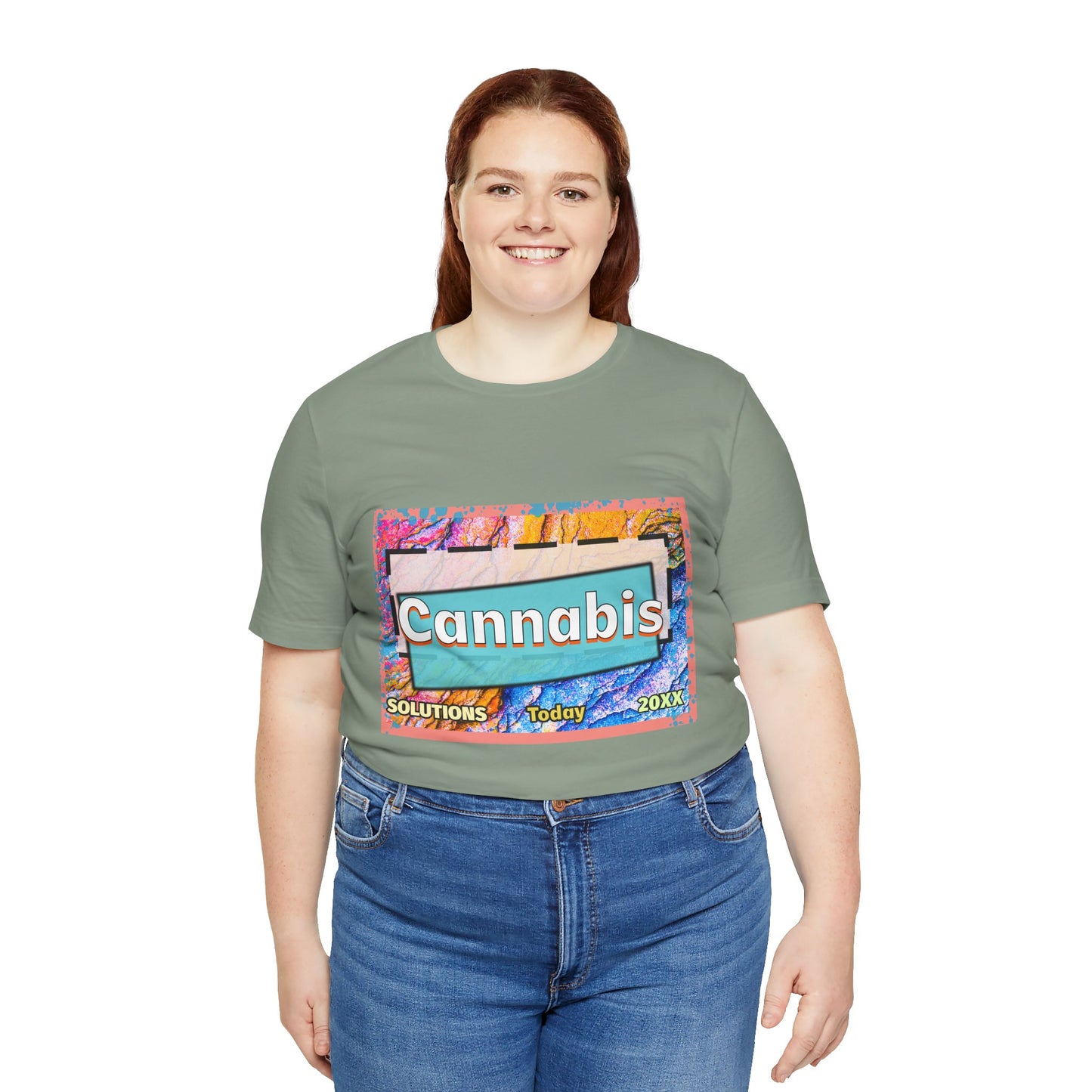 Trendy Cannabis Solutions Tee - Unisex Jersey Short Sleeve T-Shirt