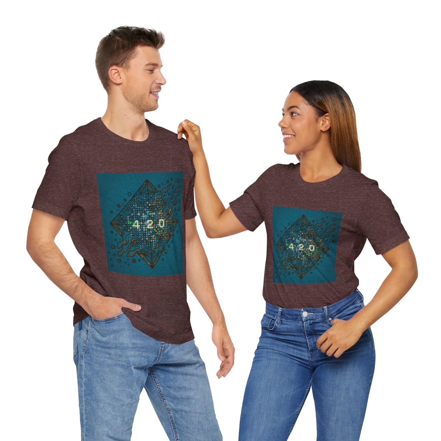 420 Graphic Unisex Jersey Tee - Casual Vibe for Celebrations