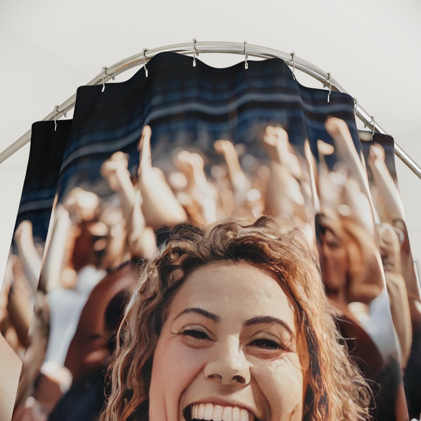 Simple Alluring Style Go! Dave! Go! Shower Curtain