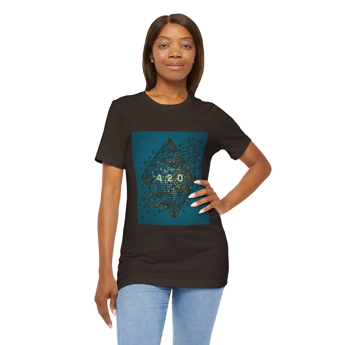 420 Graphic Unisex Jersey Tee - Casual Vibe for Celebrations