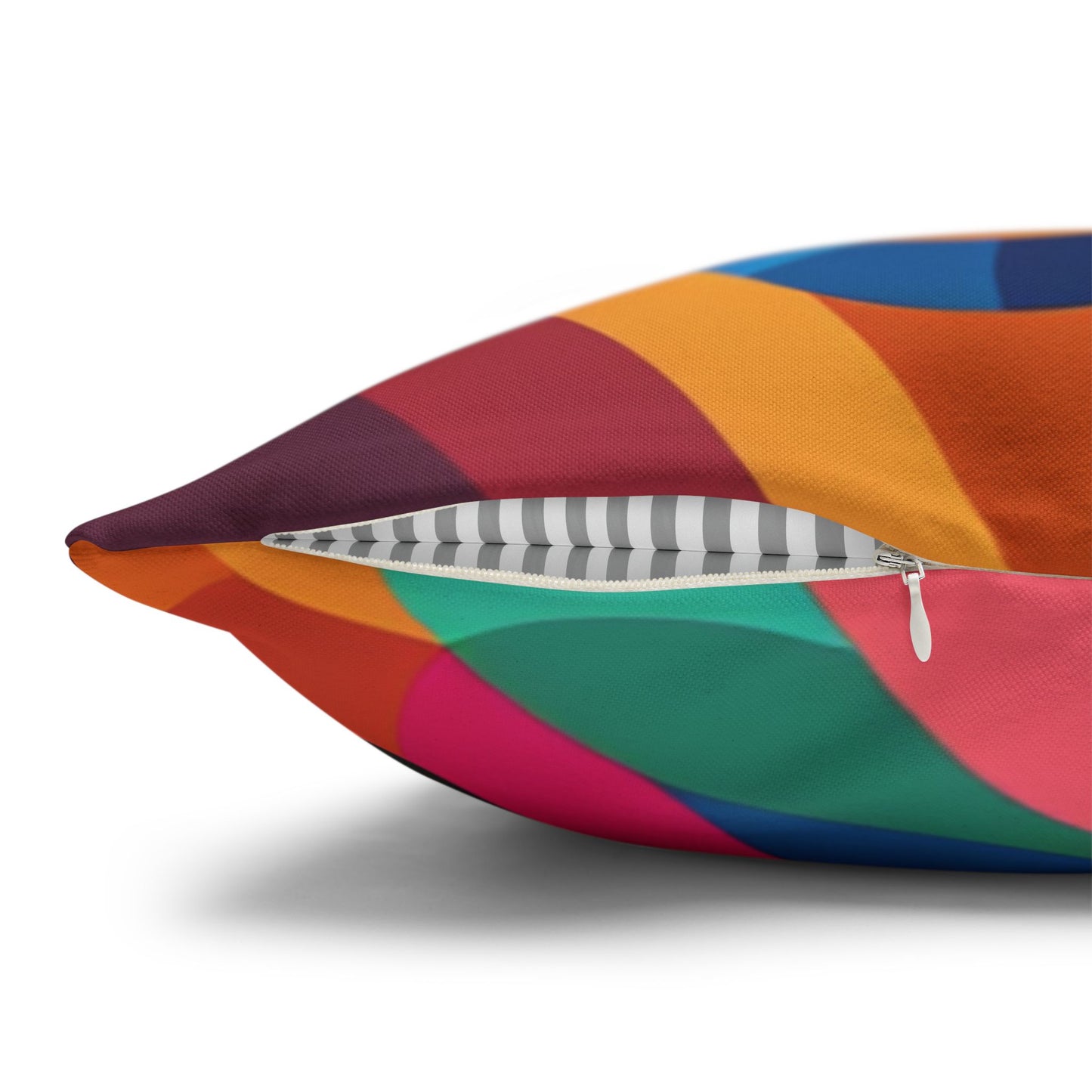 Spun Polyester Square Pillowcase