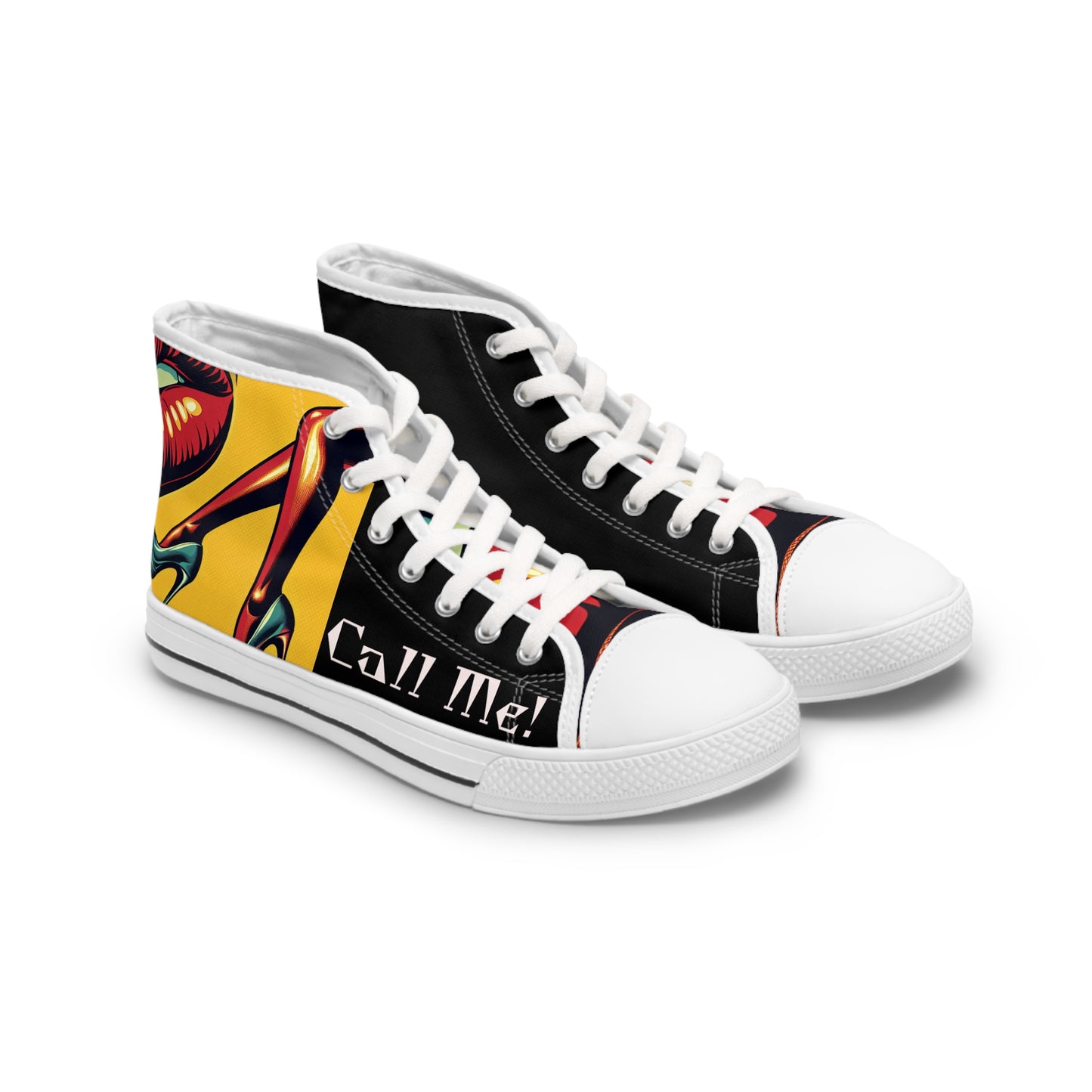 High Top Sneakers - Cool Edgy Style for Women