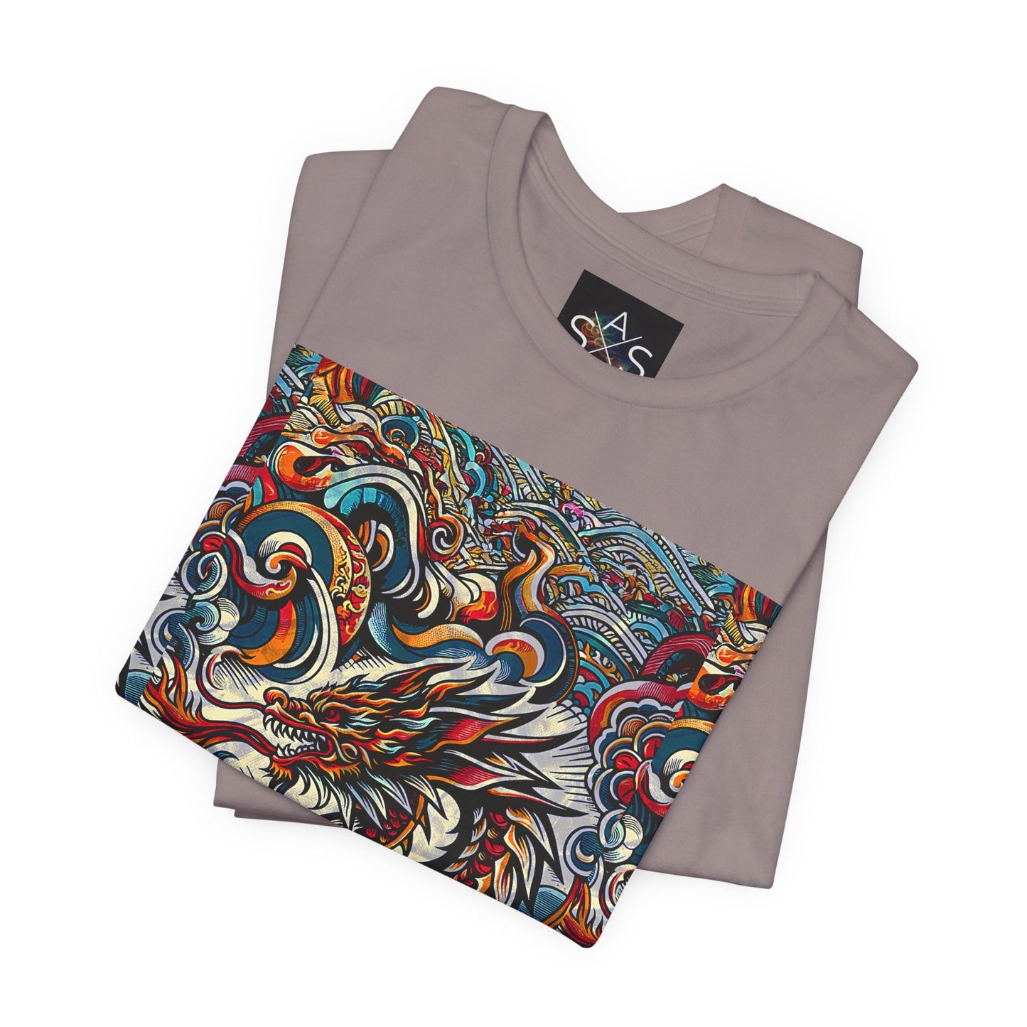 Vibrant Dragon Graphic Tee - Unisex Jersey Short Sleeve Shirt