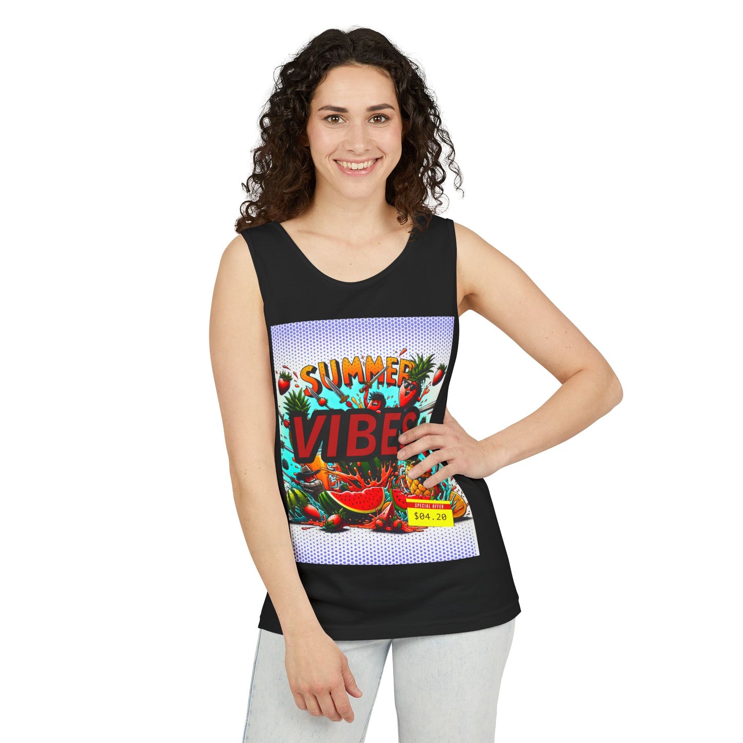 Summer Vibes Unisex Tank Top - Perfect for Beach Days & Festivals