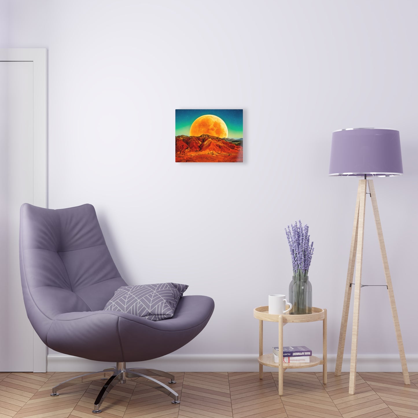 Yellow Planet Acrylic Prints