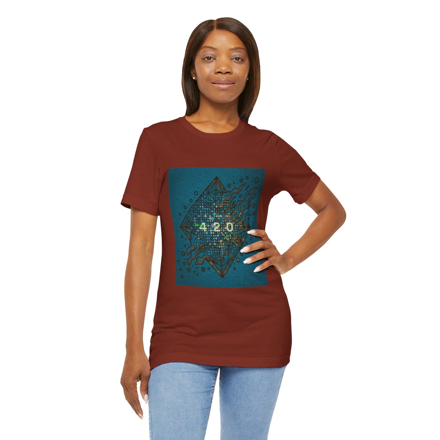 420 Graphic Unisex Jersey Tee - Casual Vibe for Celebrations