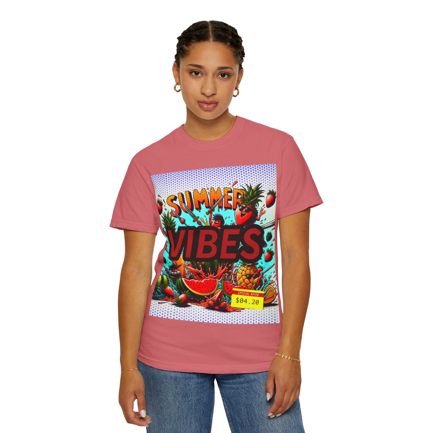 Summer Vibes Unisex Garment-Dyed T-Shirt