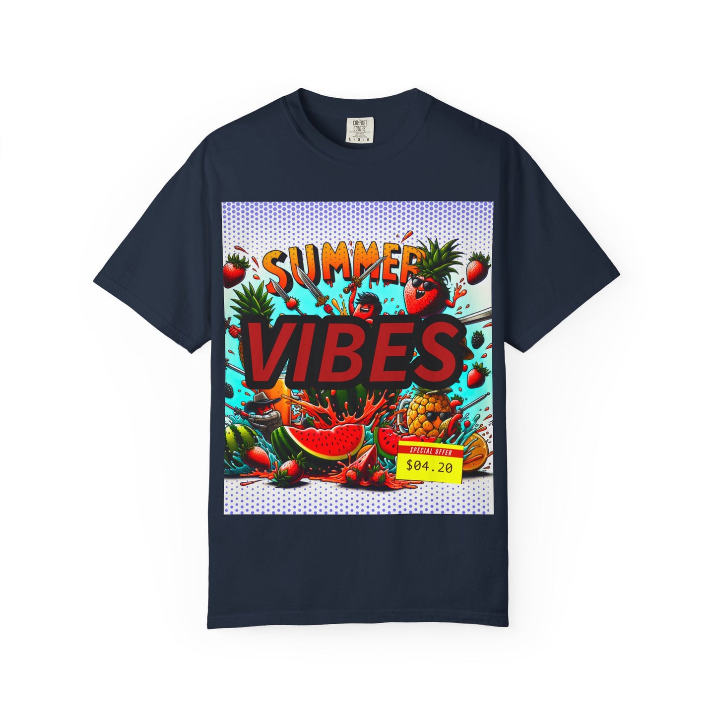 Summer Vibes Unisex Garment-Dyed T-Shirt