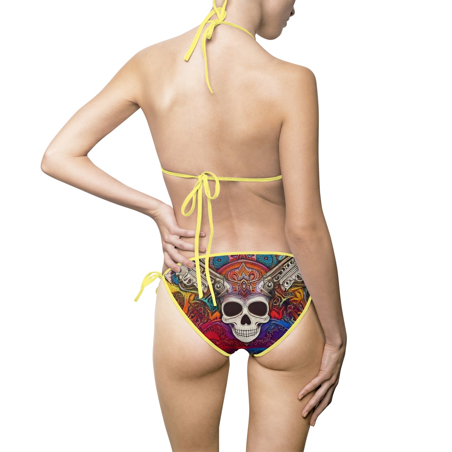 Skulls R Friends Women's Bikini Swimsuit (AOP)
