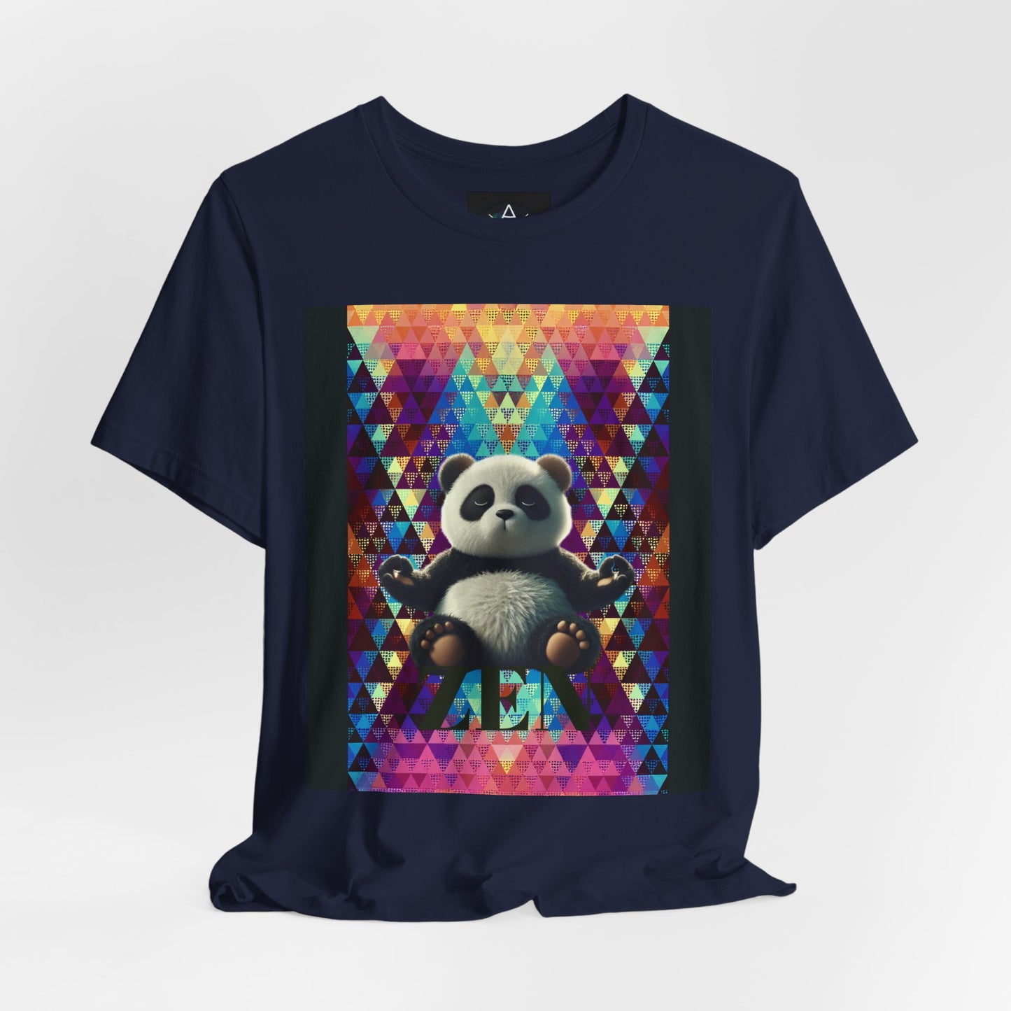 Colorful Panda Graphic Tee - Unisex Jersey Short Sleeve
