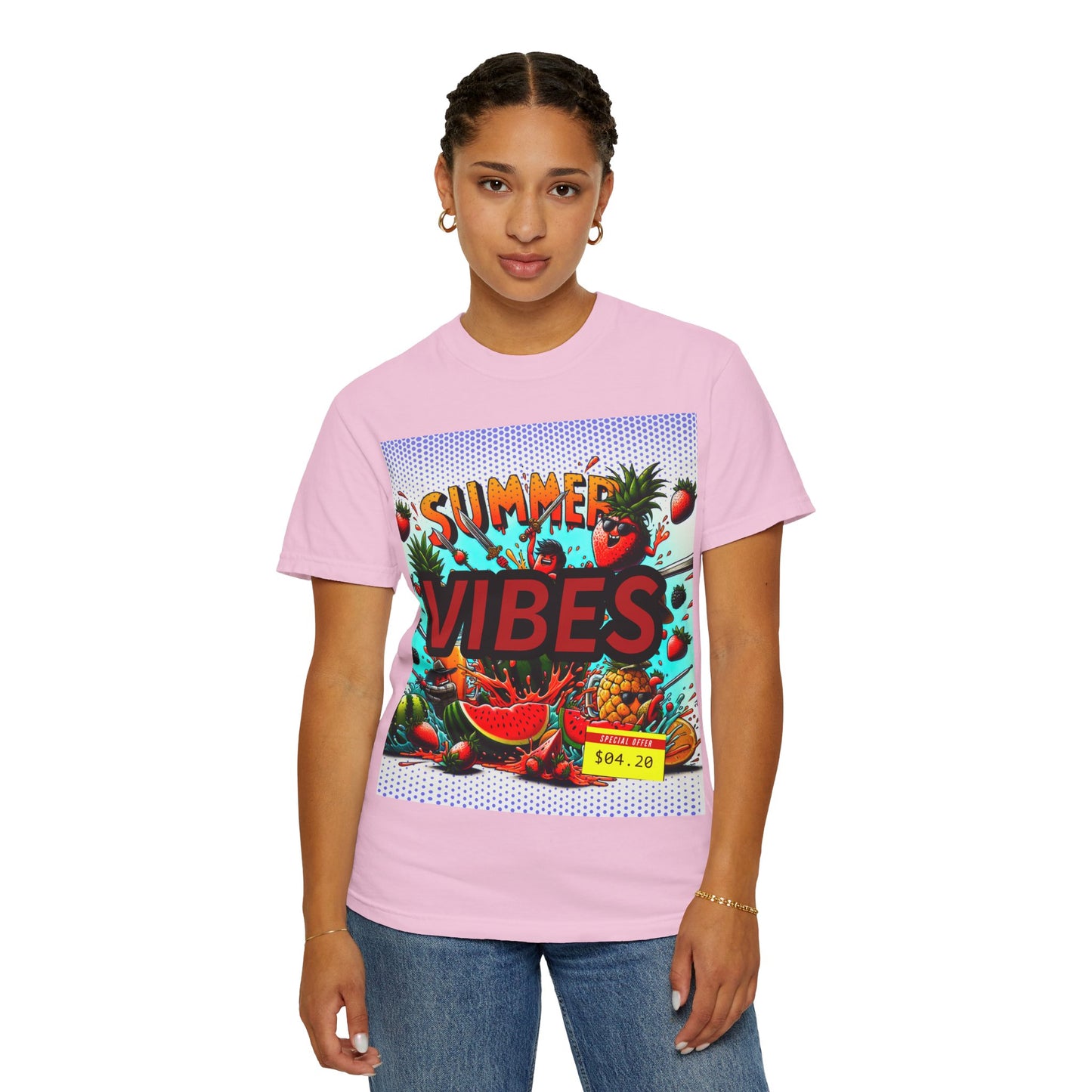 Summer Vibes Unisex Garment-Dyed T-Shirt