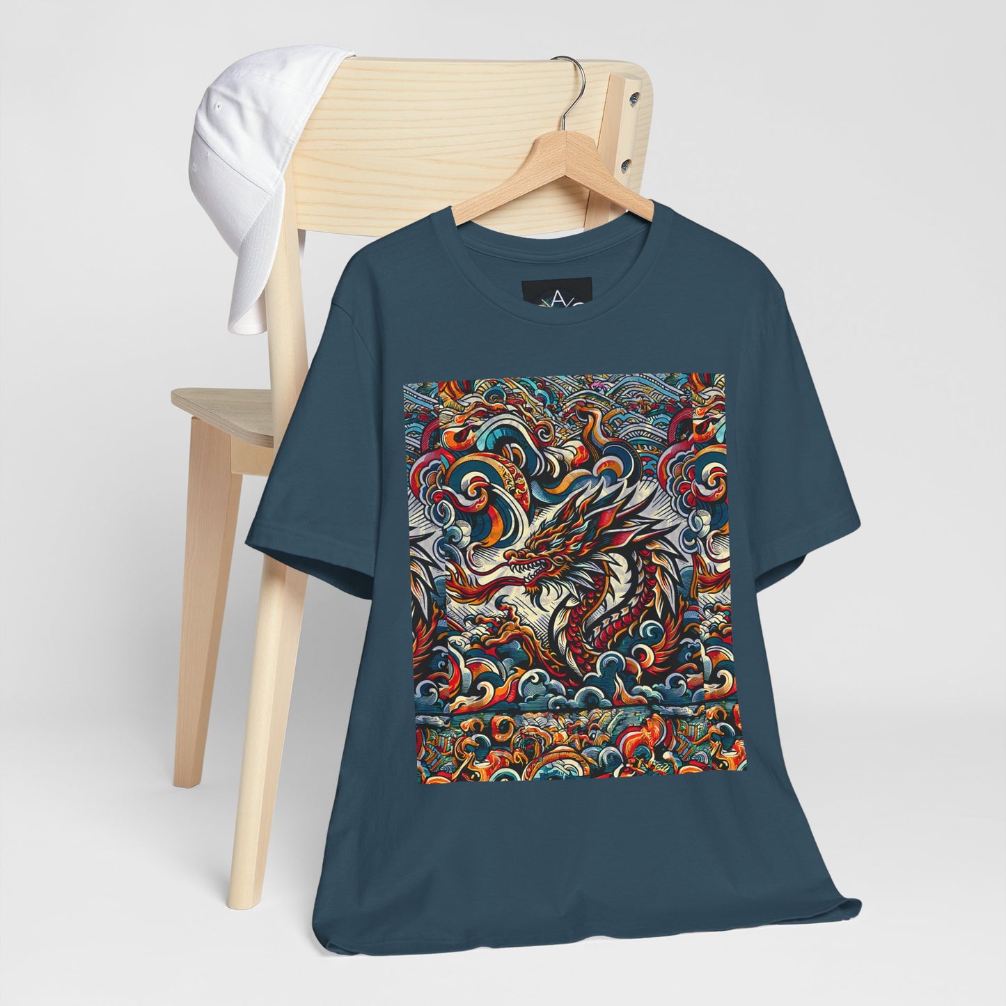 Vibrant Dragon Graphic Tee - Unisex Jersey Short Sleeve Shirt