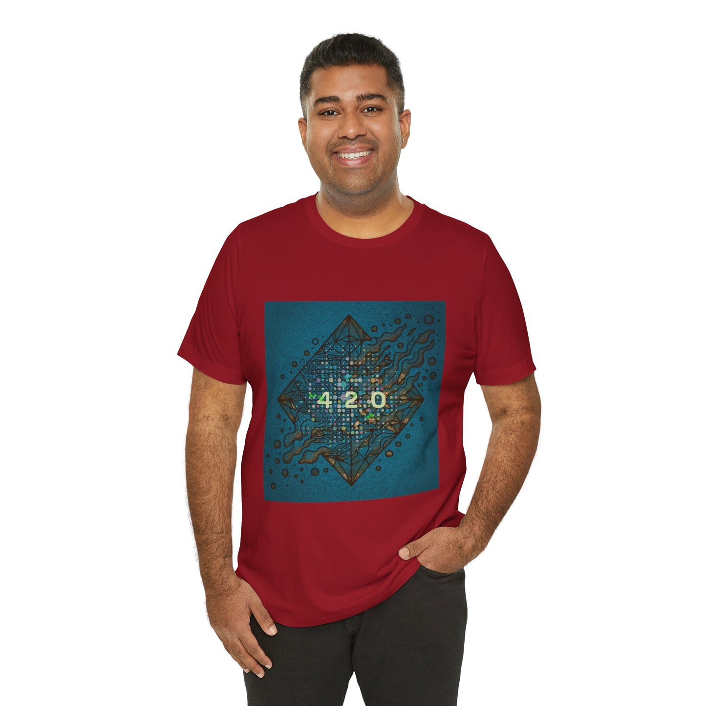 420 Graphic Unisex Jersey Tee - Casual Vibe for Celebrations
