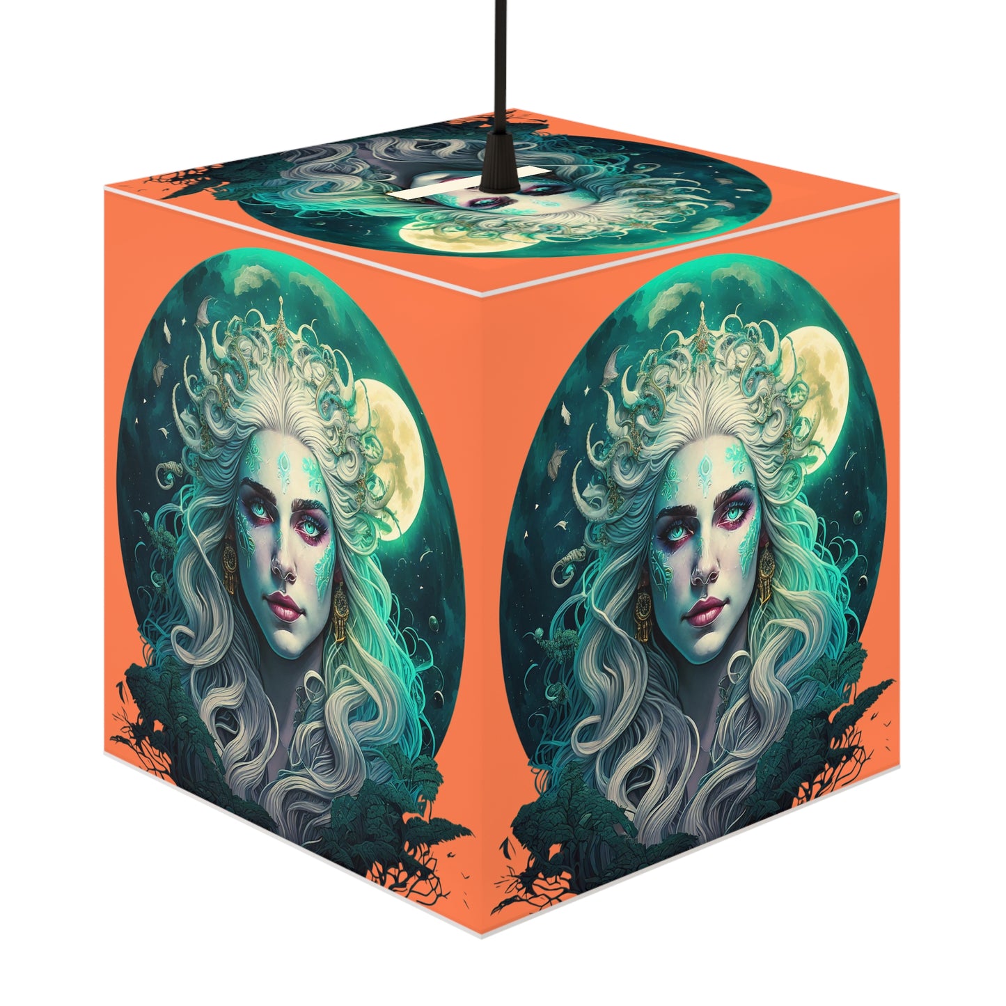 Simple Alluring Style Queen Ida Light Cube Lamp