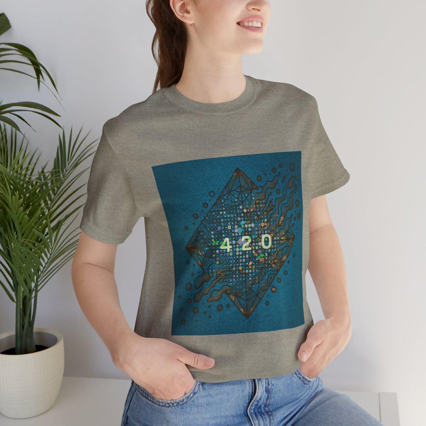 420 Graphic Unisex Jersey Tee - Casual Vibe for Celebrations