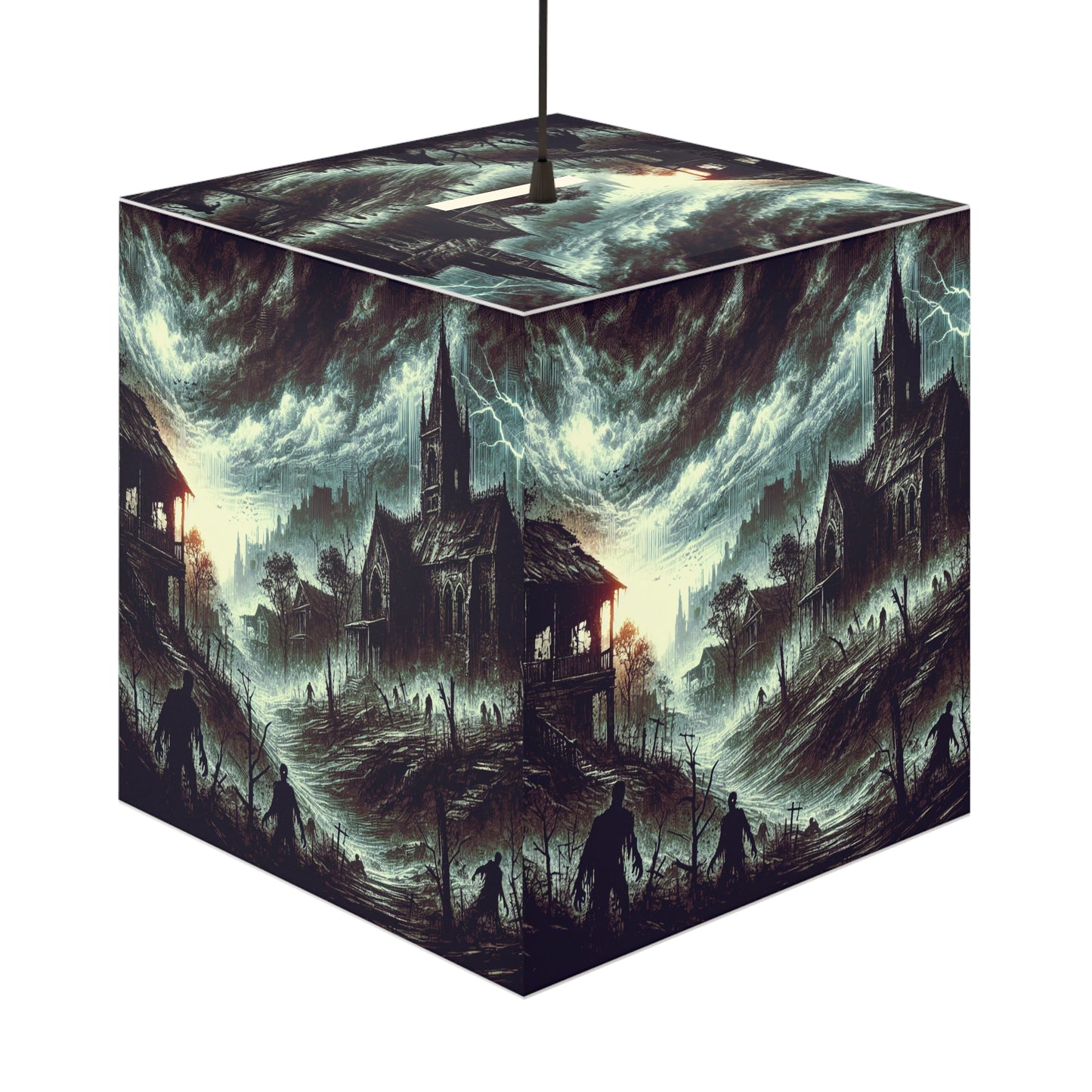 Ghouls Light Cube Lamp