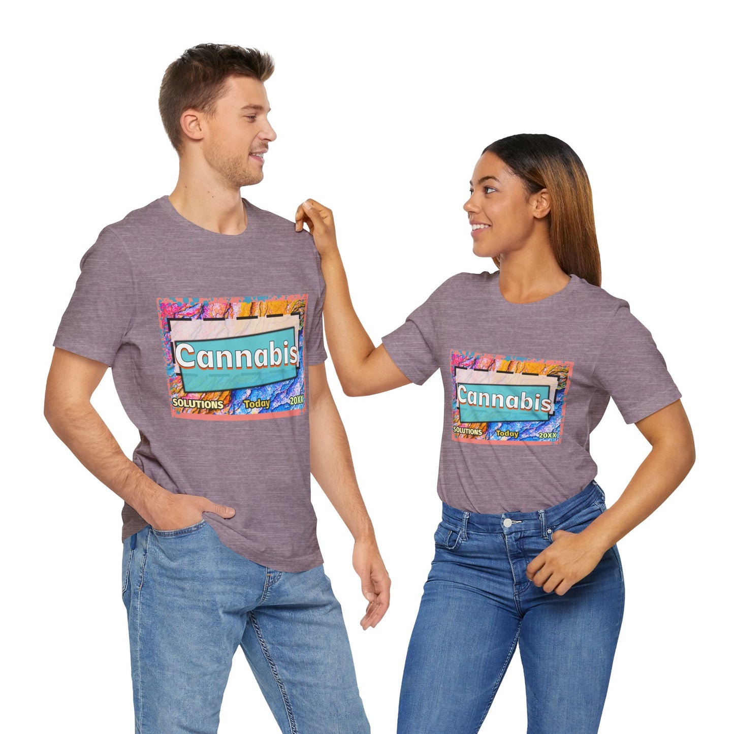 Trendy Cannabis Solutions Tee - Unisex Jersey Short Sleeve T-Shirt