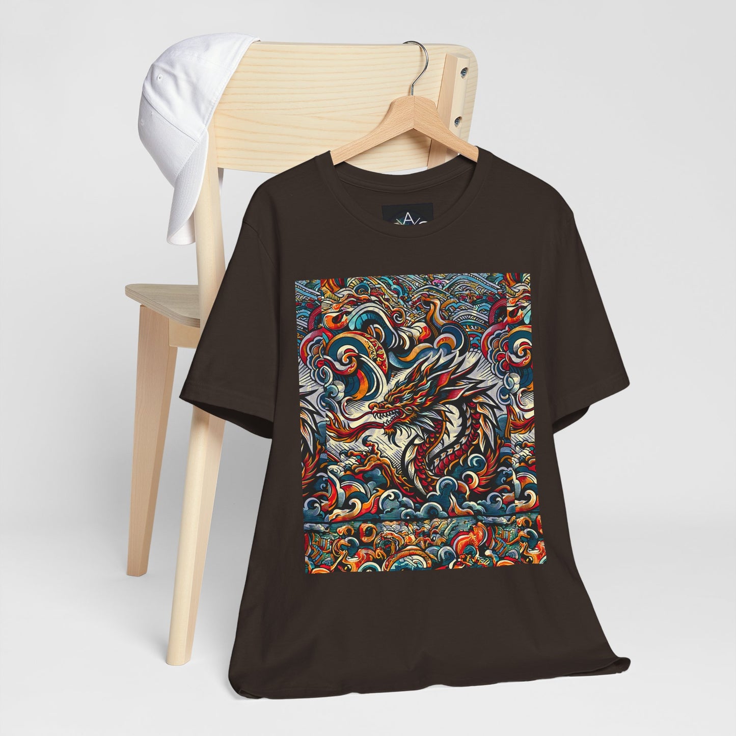 Vibrant Dragon Graphic Tee - Unisex Jersey Short Sleeve Shirt