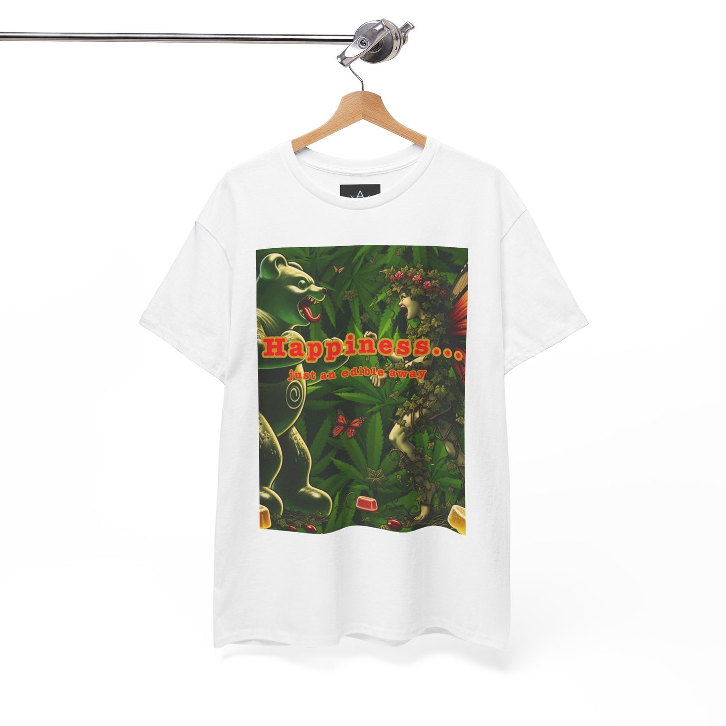 Happiness Jungle Unisex Heavy Cotton Tee, Graphic T-Shirt, Nature Lover Gift, Summer Wardrobe Essential, Unisex Casual Wear