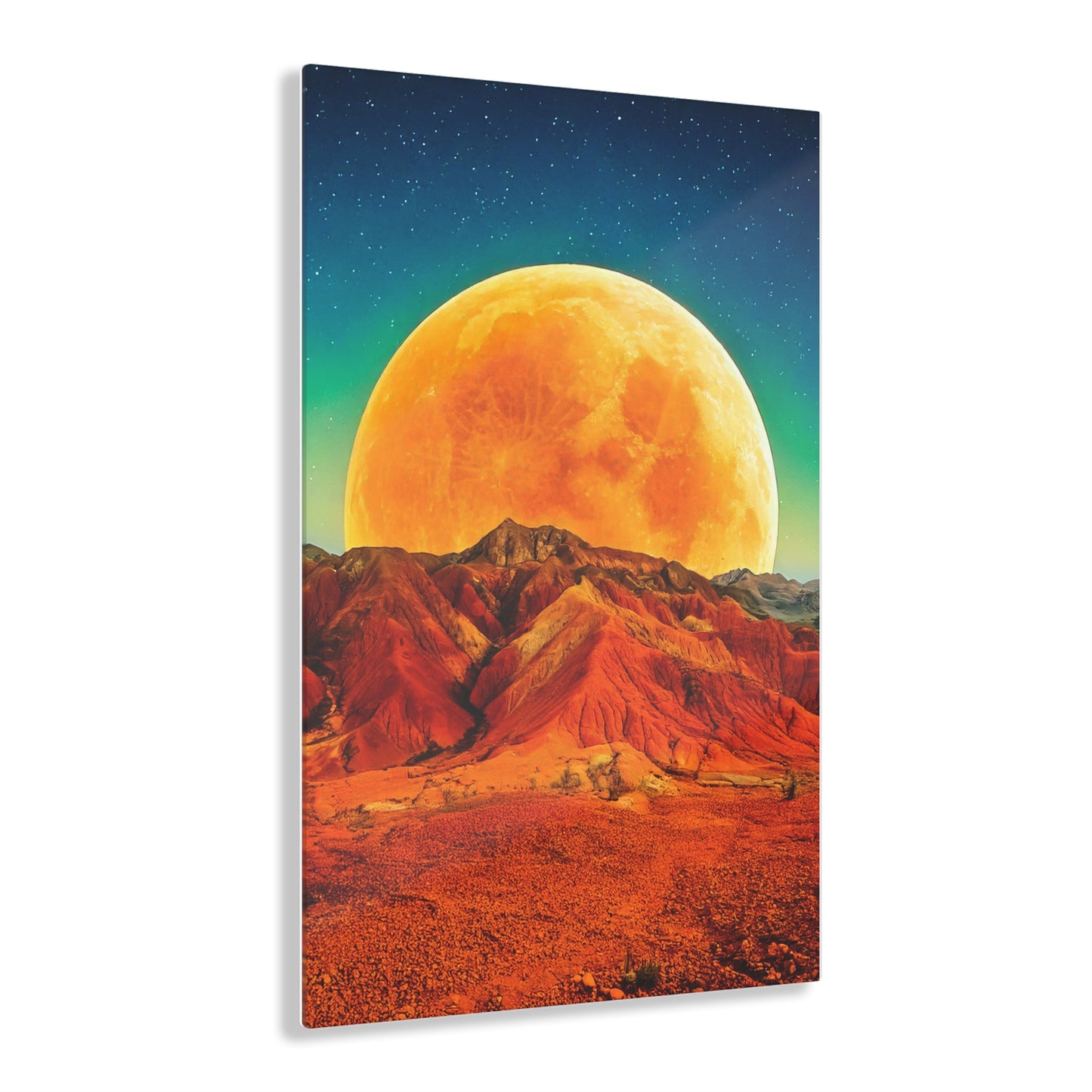 Yellow Planet Acrylic Prints