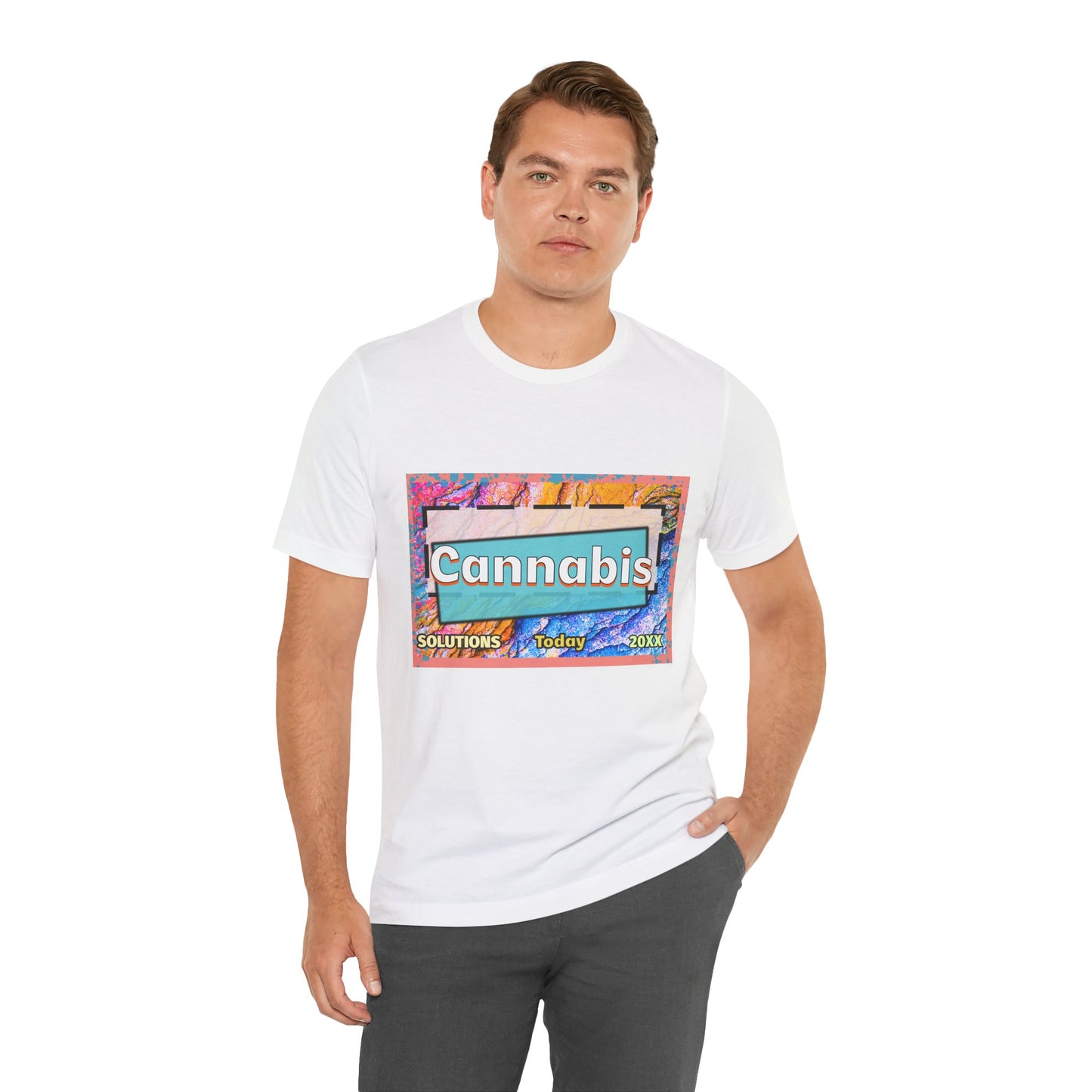 Trendy Cannabis Solutions Tee - Unisex Jersey Short Sleeve T-Shirt
