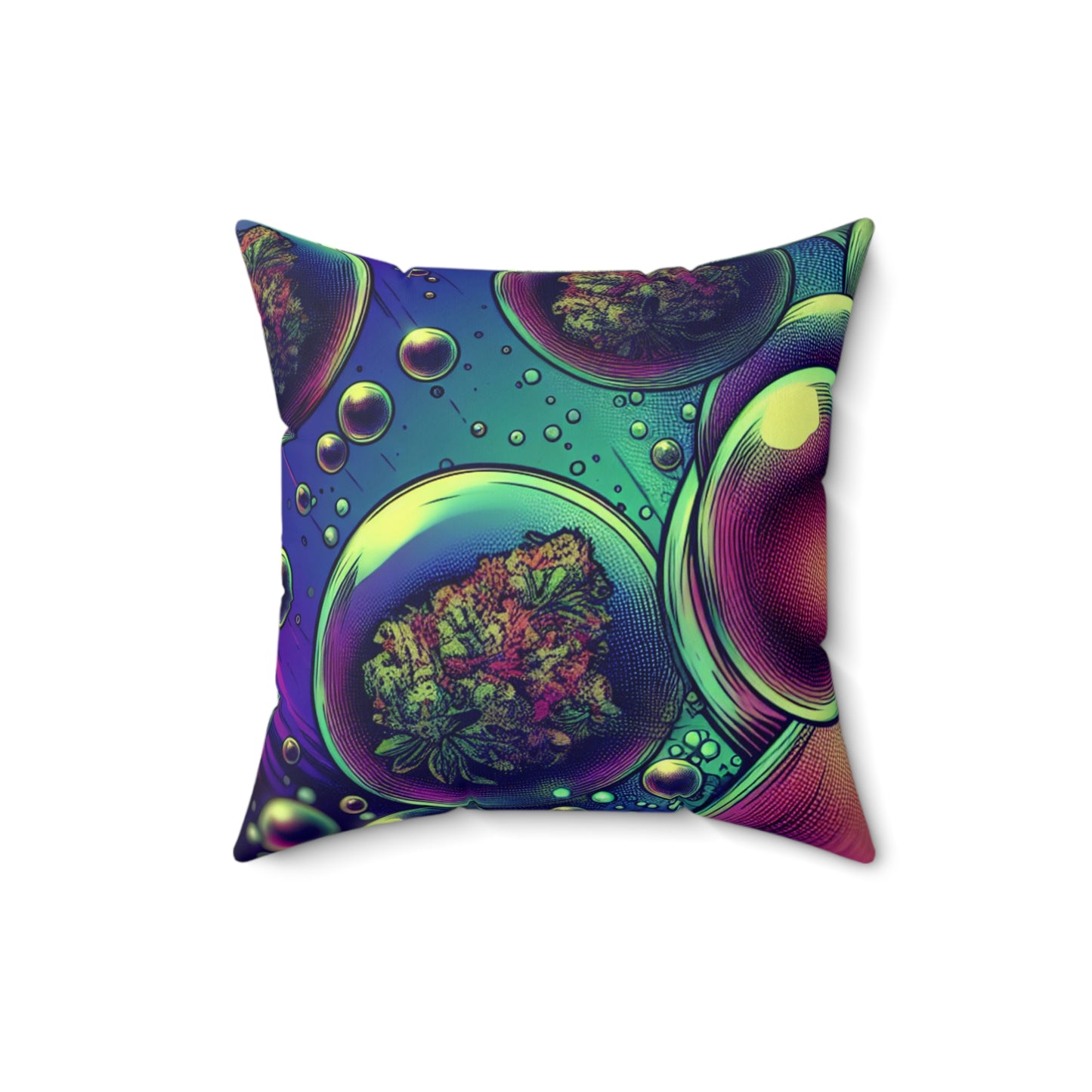 Simple Alluring Style Square Pillow - Bold and Unique Spun Polyester Pillow for Friends and Family