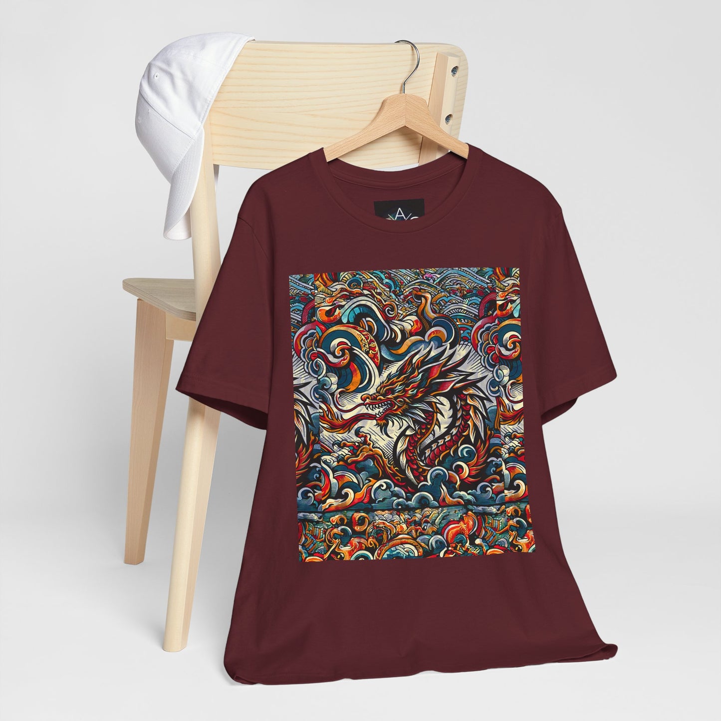 Vibrant Dragon Graphic Tee - Unisex Jersey Short Sleeve Shirt