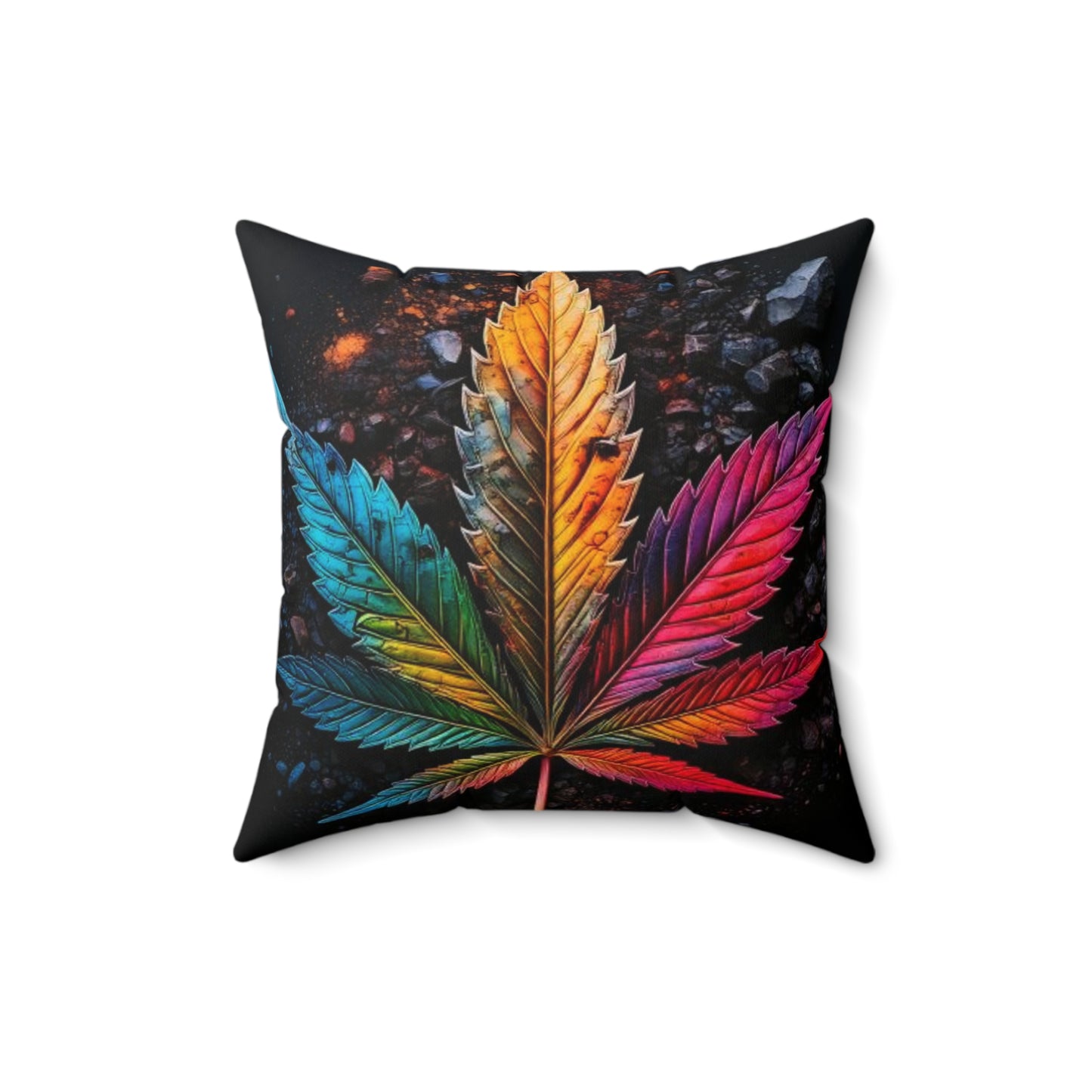 Square Pillow Room Accents Fun Statement Piece Indoor Pillow