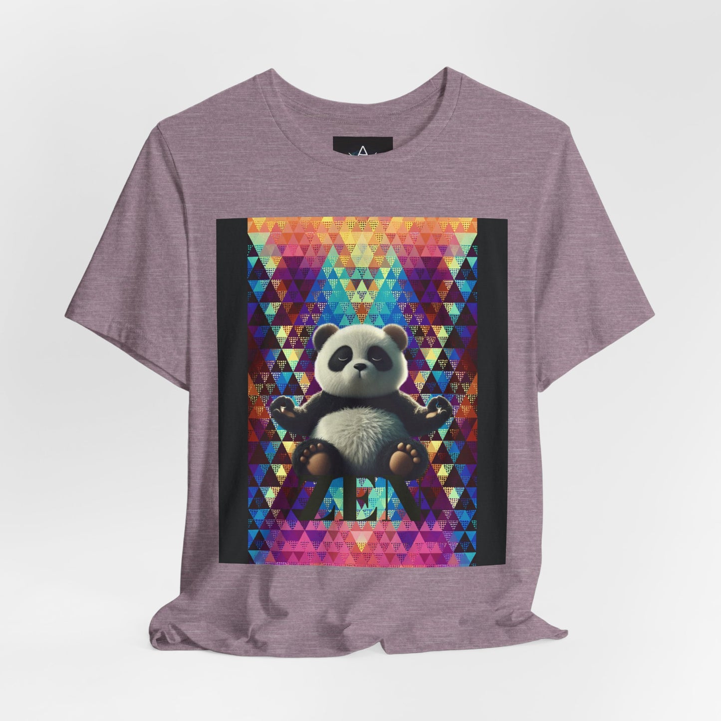 Colorful Panda Graphic Tee - Unisex Jersey Short Sleeve