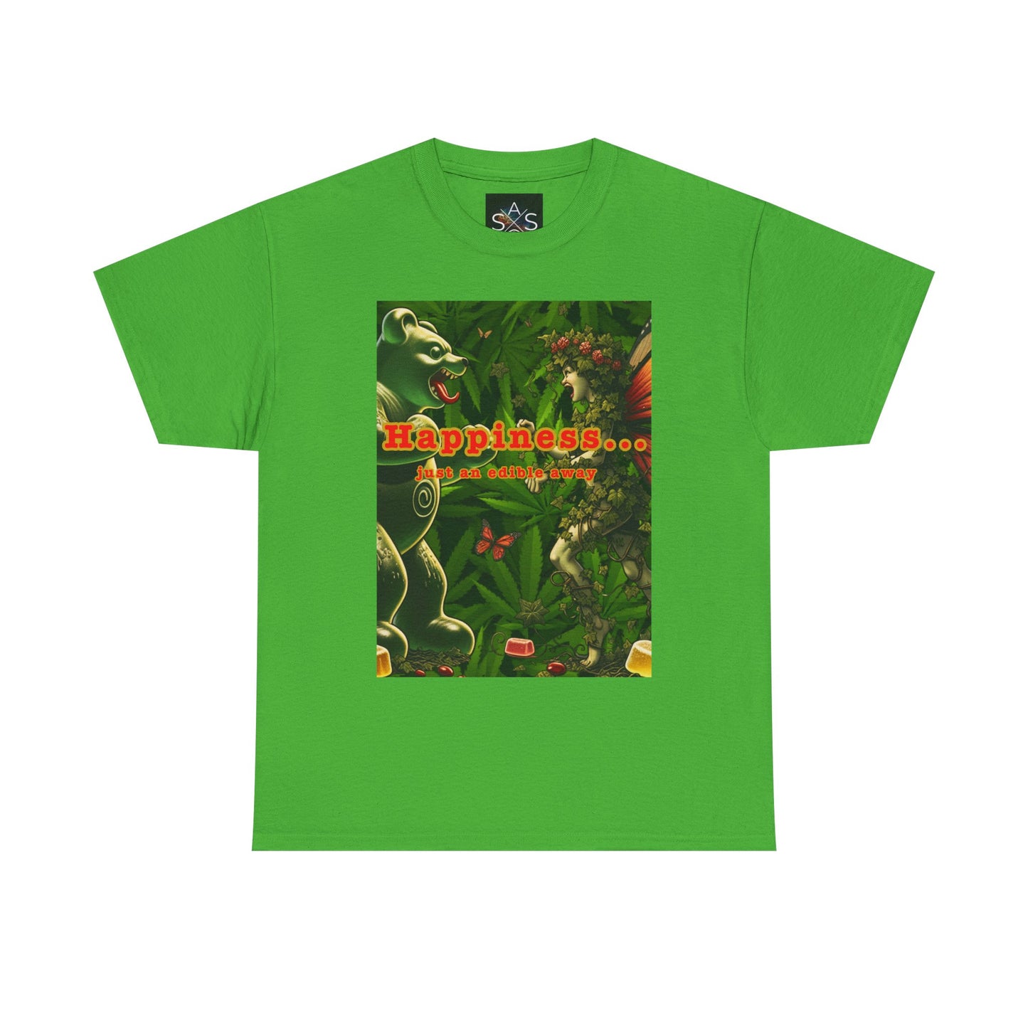 Happiness Jungle Unisex Heavy Cotton Tee, Graphic T-Shirt, Nature Lover Gift, Summer Wardrobe Essential, Unisex Casual Wear