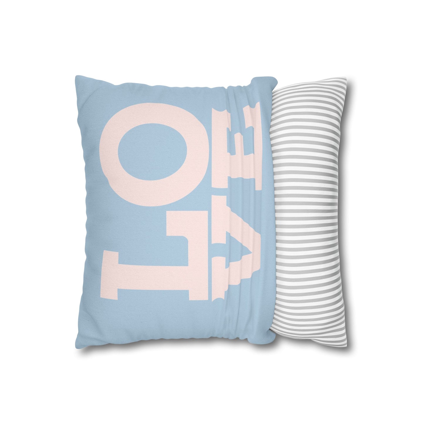 Spun Polyester Square Pillowcase