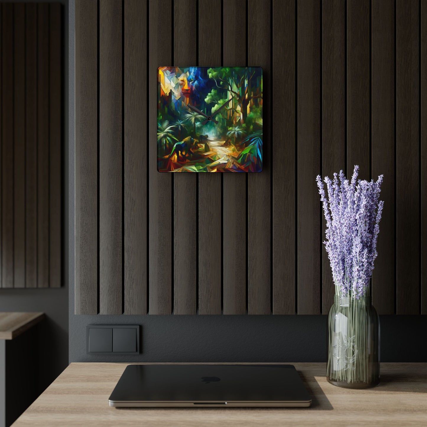 Command Your Time Acrylic Wall Clock